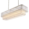 Vittoria Modern Chandeliers (Nickel Finish/Clear Glass) 