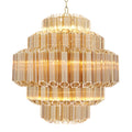 Vittoria S Modern Glass Chandelier - [Gold] 