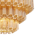 Vittoria S Modern Glass Chandelier - [Gold] 