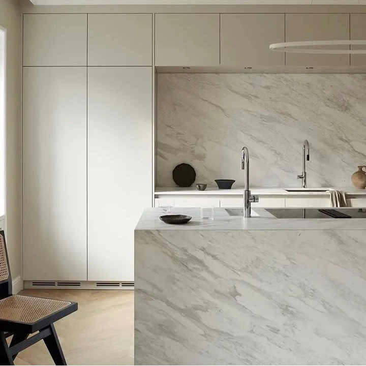 Volakas White Marble Slab