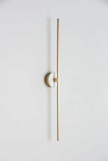 Long Wall Sconce With Alabaster