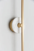 Long Wall Sconce With Alabaster