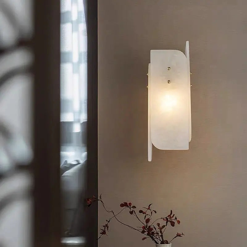 Alabaster Bedroom Wall Sconces Lighting