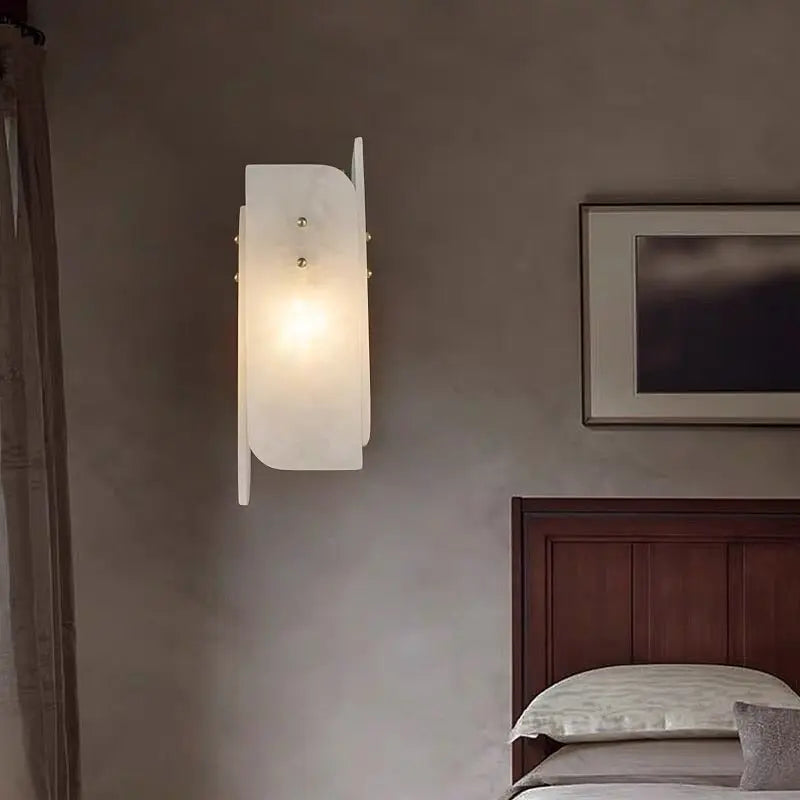 Alabaster Bedroom Wall Sconces Lighting