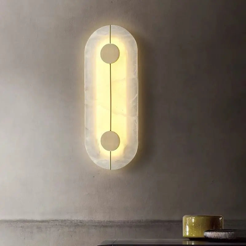 Alabaster Wall Sconce For Bedroom