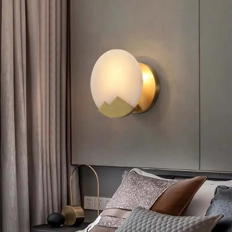 Alabaster Wall Sconces Lighting For Living Room
