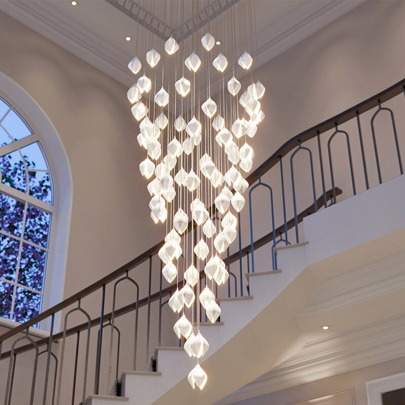 Bloom Porcelain Petals Pendant Light