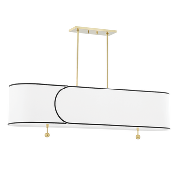 Zara Linear Modern Chandelier -H381905 - Mitzi