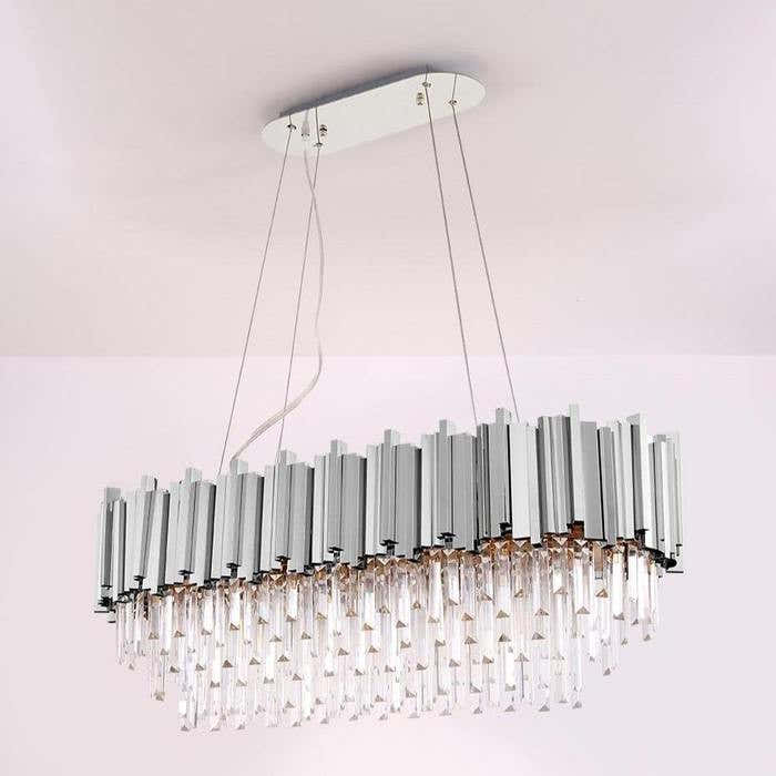 Enoch Crystal Dining Room Chandelier Chorme