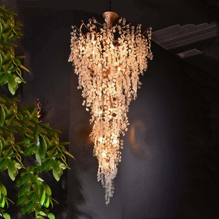 Long Vine Staircase Chandelier 78.7" 110"