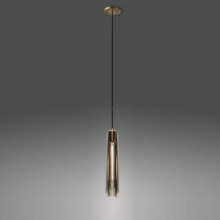 Cano Smoke Crystal Shade Pendant Light