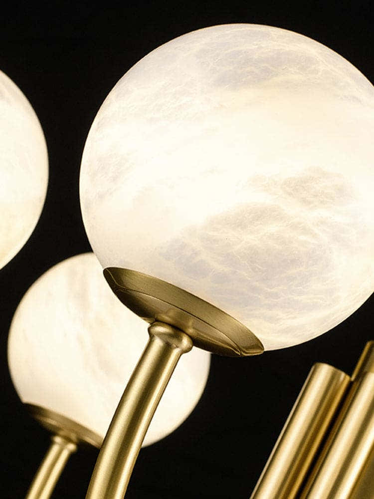 Copper Alabaster Chandelier