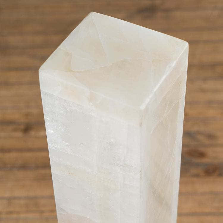 Alabaster Column Floor Lamps