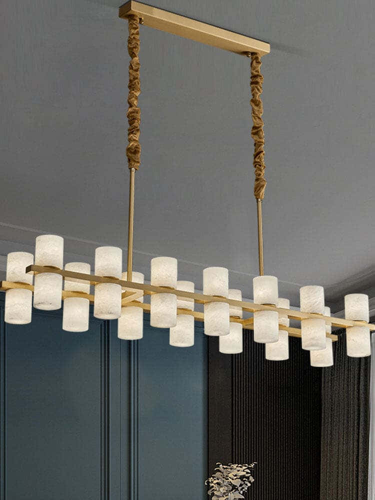 Alabaster Linear Chandelier