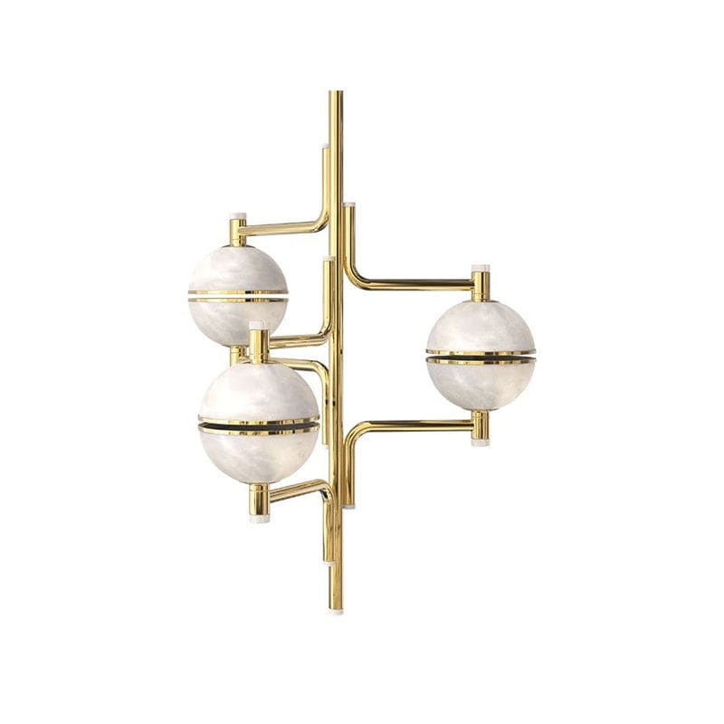 Alabaster Suspension Chandelier