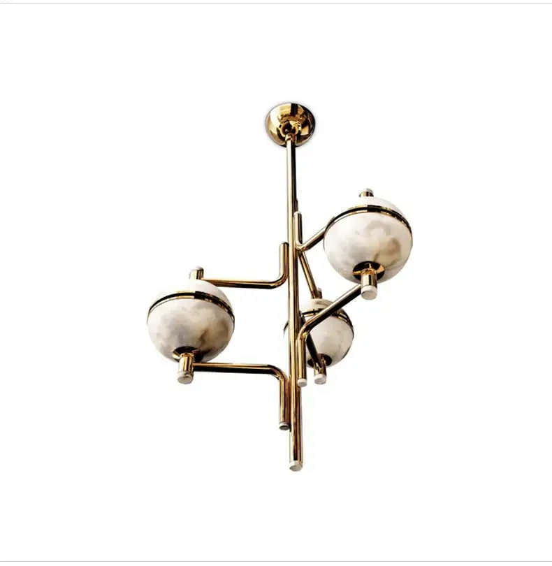 Alabaster Suspension Chandelier
