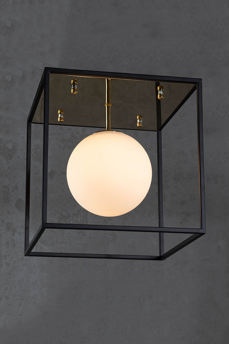 Allister Geometric Globe Ceiling Light