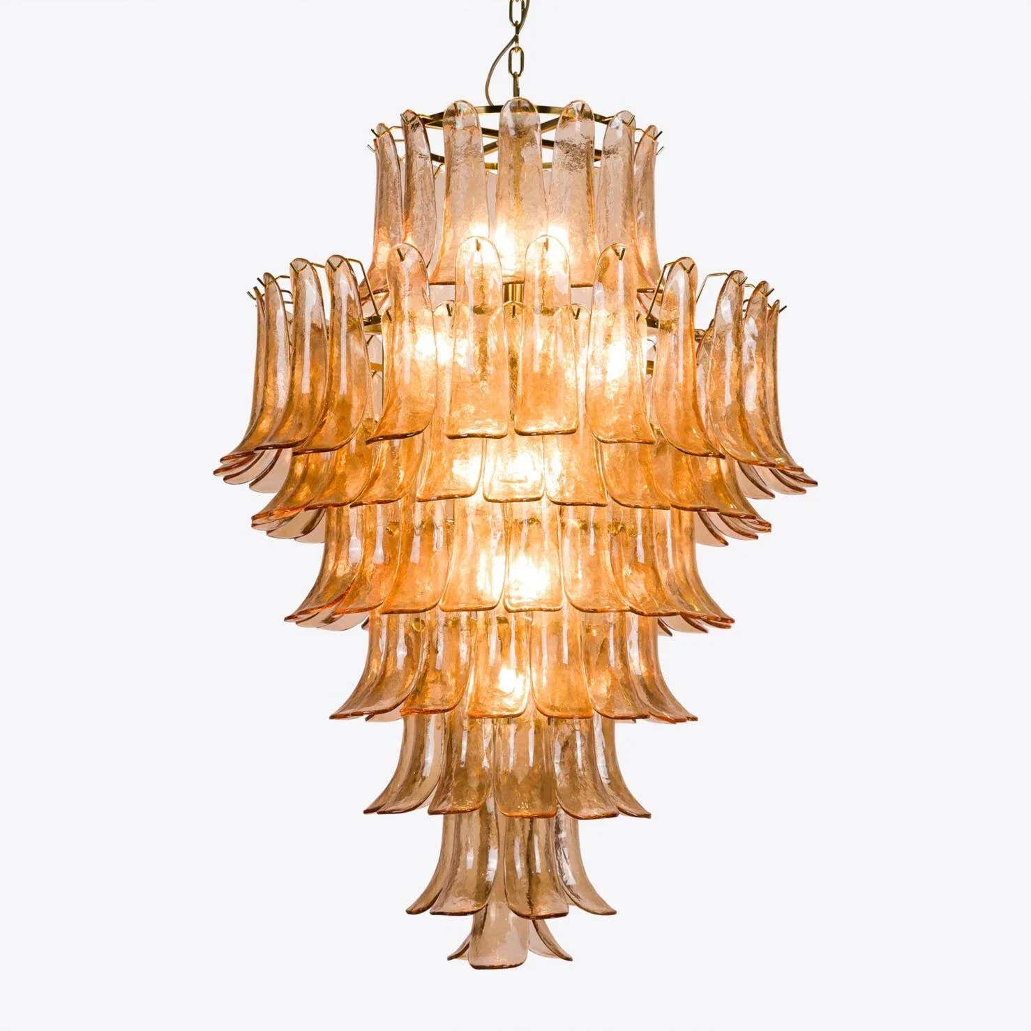 Amber Petalo Chandelier – 2 Sizes