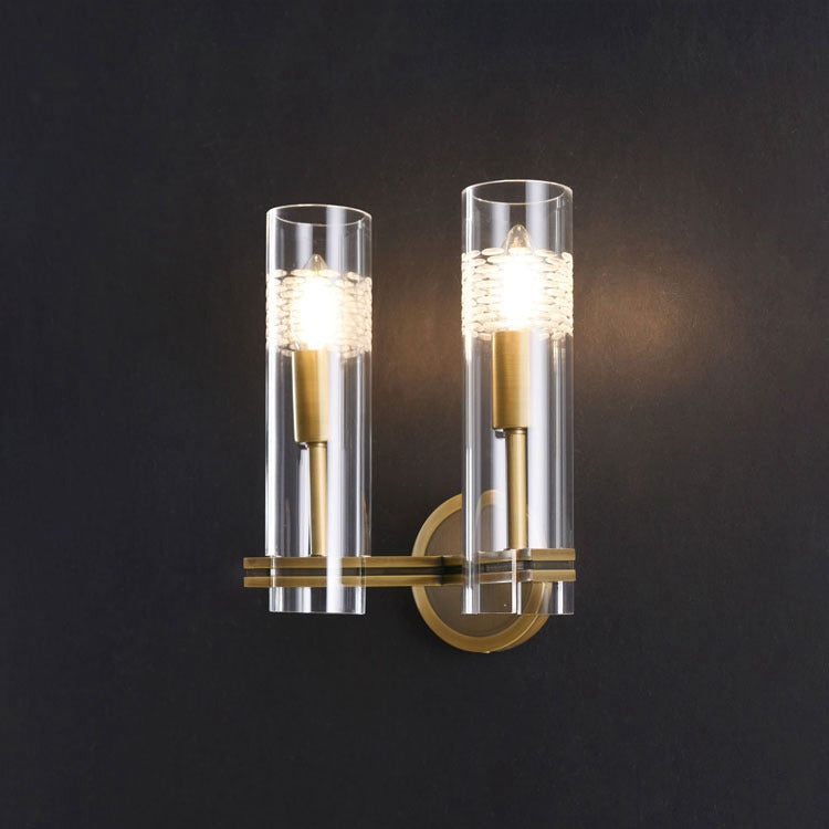 Modol Glass Tube Wall Sconce, 2-Head