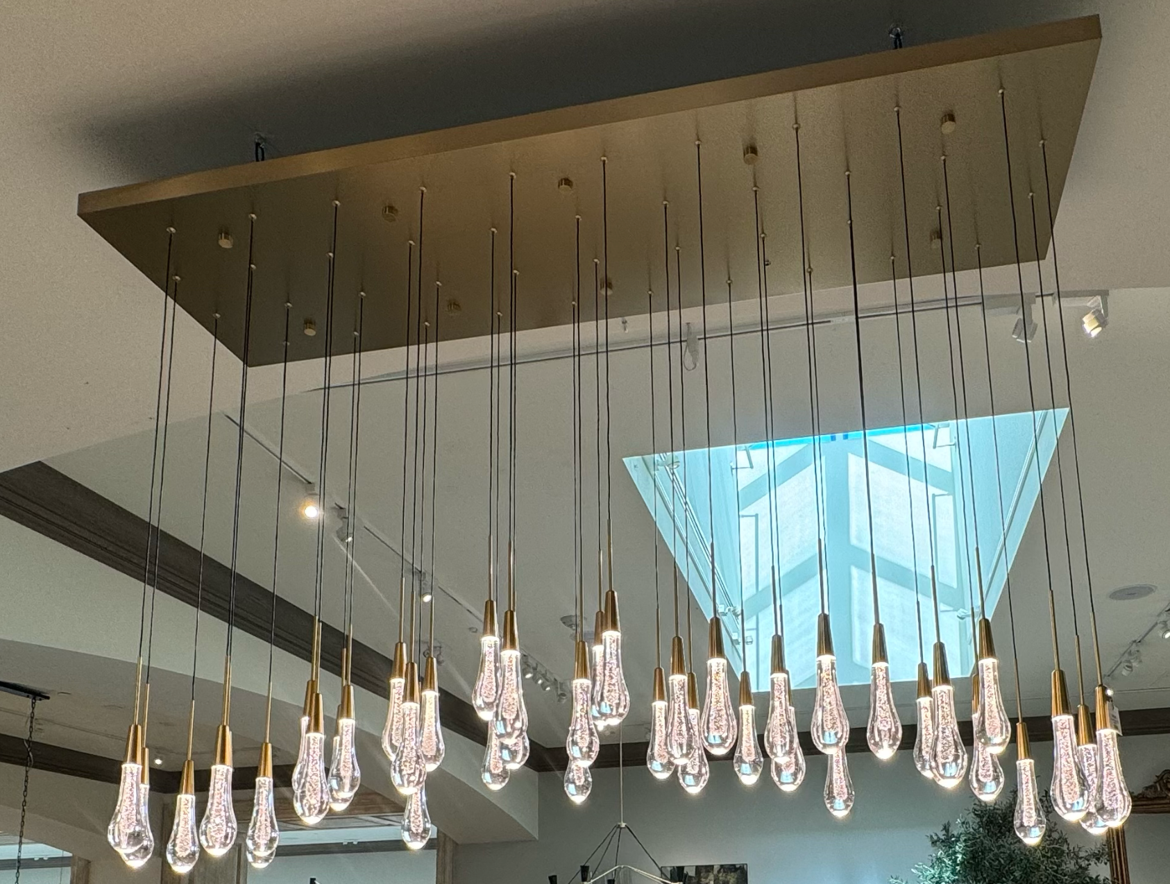 Soltaire Linear Chandelier 37" 50" 60" 70" 87" 120"