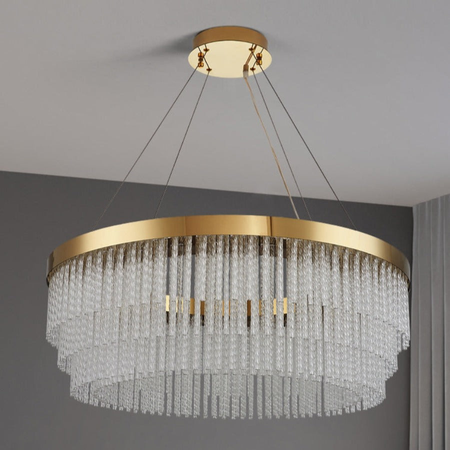 Iver Glass Modern Chandelier