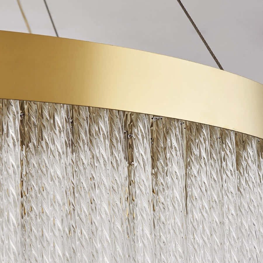 Iver Glass Modern Chandelier