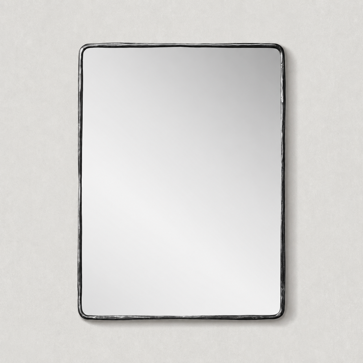 Hand-Forged Metal Mirror