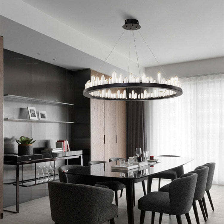 Lydia Crystal Ring Chandelier