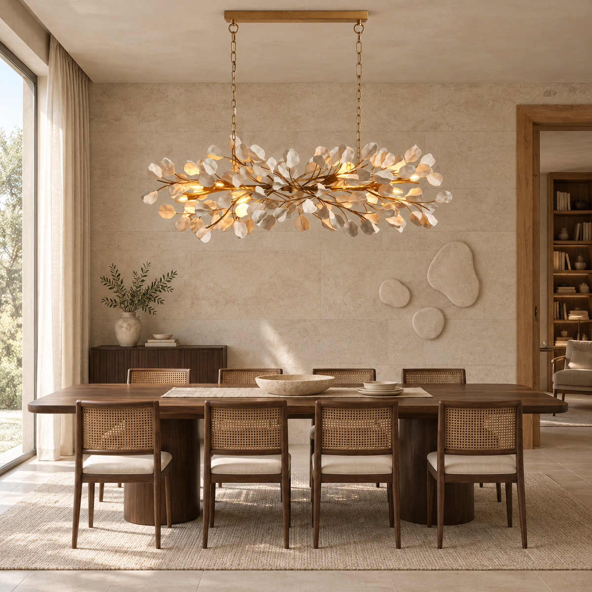 Lunaria Linear Chandelier 54"W