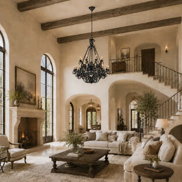 Vintage Iron Simple Candle Art Chandelier
