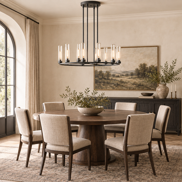 Andreas Round Chandelier 30" 40"D