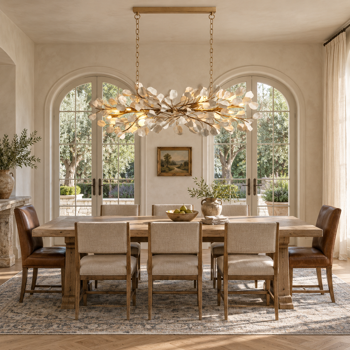 Lunaria Linear Chandelier 54"W