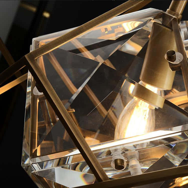 Crystal Diamond Pendant Light