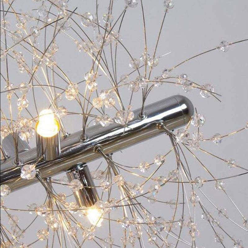 El Sol Kitchen Island Lighting Fixture, Chrome