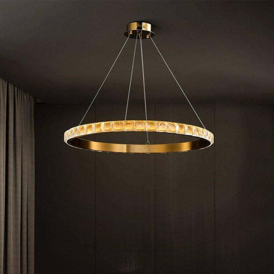 Enna Crystal Ring Chandelier