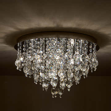 Flush Mount Crystal Ceiling Lighting