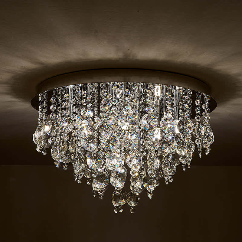 Flush Mount Crystal Ceiling Lighting