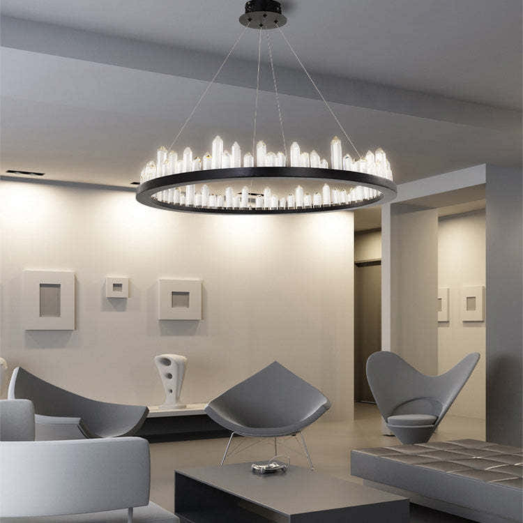 Lydia Crystal Ring Chandelier