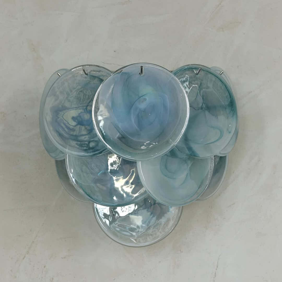 Pink Vintage Murano Glass Wall Lamp