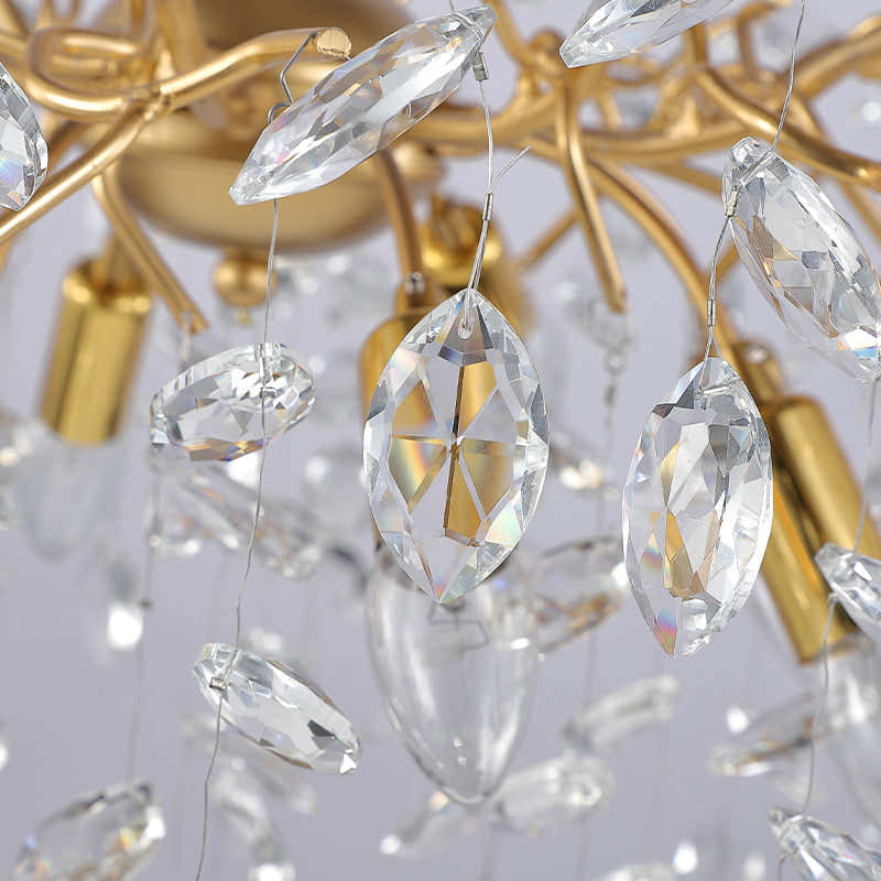 Luxury Branch Ceiling Chandelier for Dining Room 31.5" D