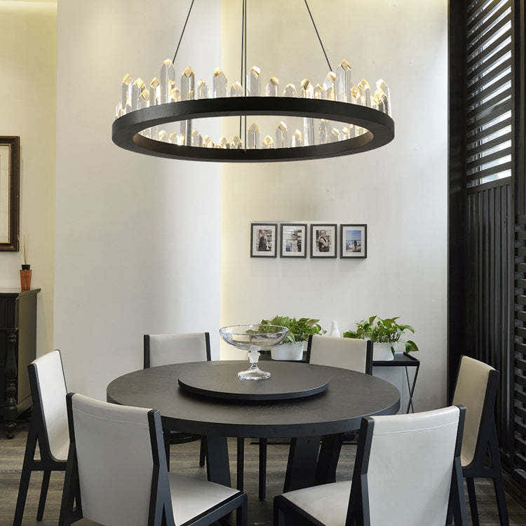 Lydia Crystal Ring Chandelier