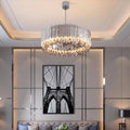 Legance Crystal Chandelier, Chrome