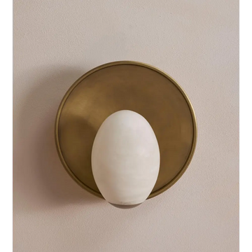 Egg Alabaster Sconces