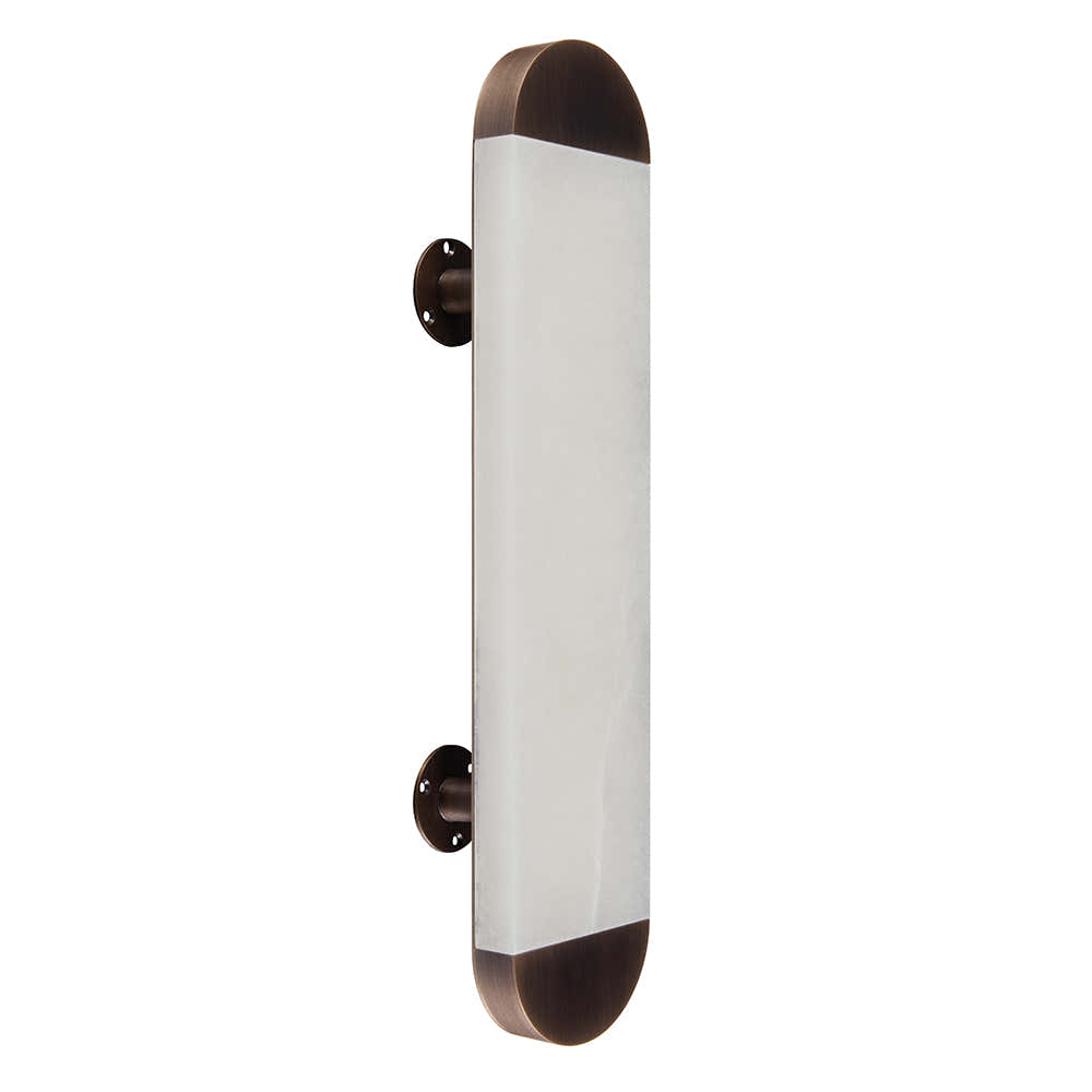 Ghost alabaster wall sconce