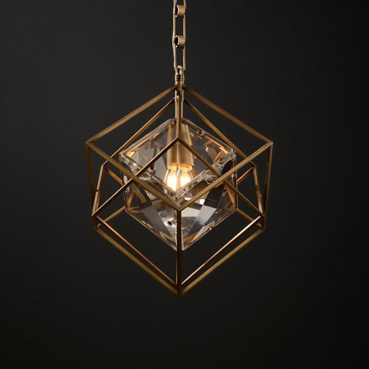 Crystal Diamond Pendant Light