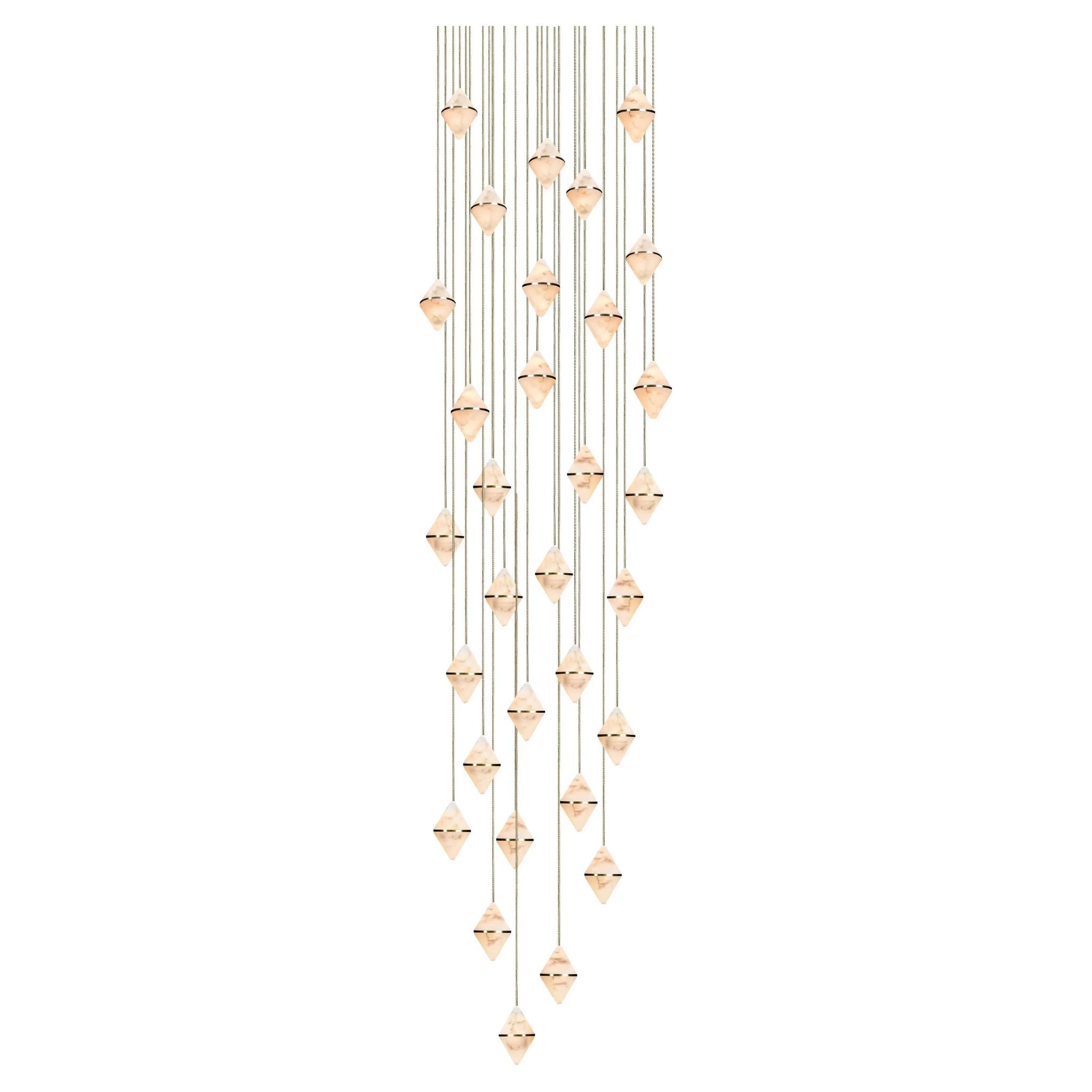 Gem Circular Cluster Chandelier 30