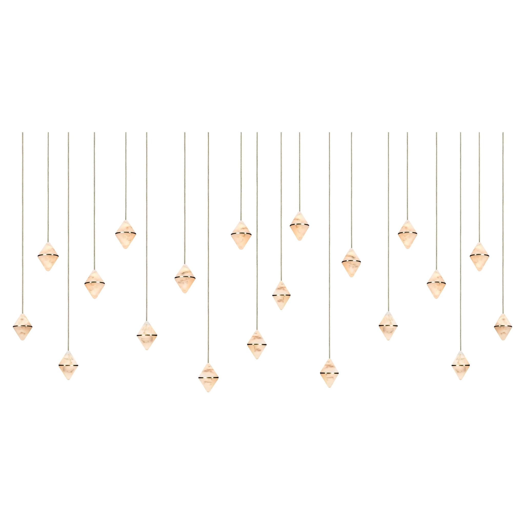 Gem Rectangular Chandelier 20