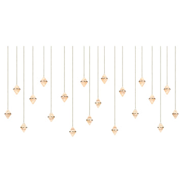 Gem Rectangular Chandelier 20