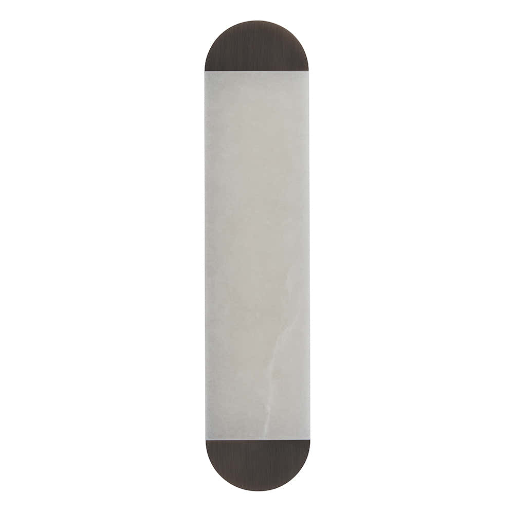 Ghost alabaster wall sconce