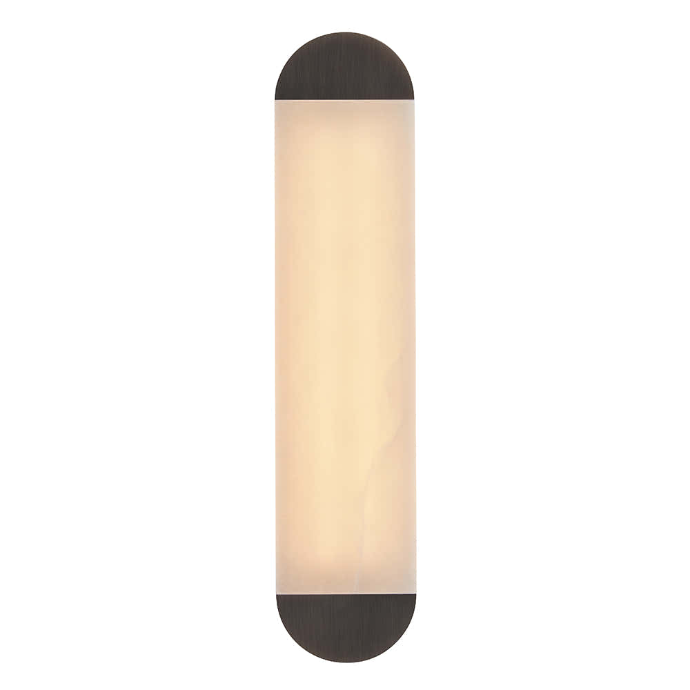 Ghost alabaster wall sconce